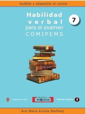 cover image of Habilidad verbal para el examen COMIPEMS